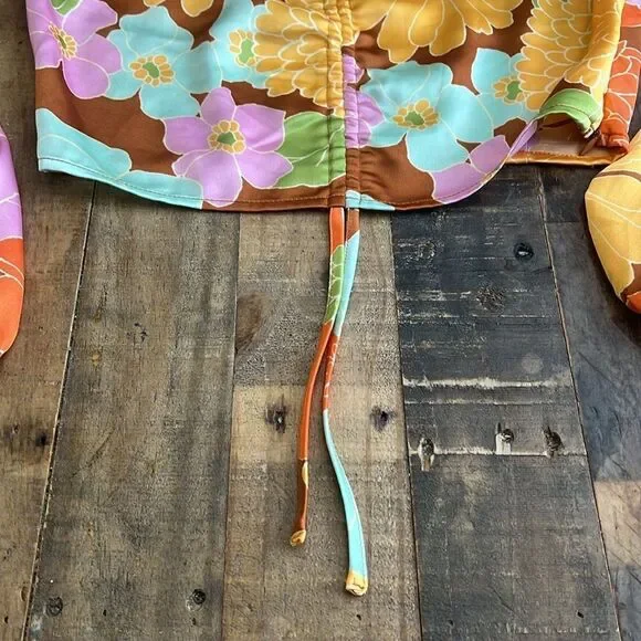 NWT Forever 21 TOP SIZE M MULTI COLOR - Picture 3 of 7